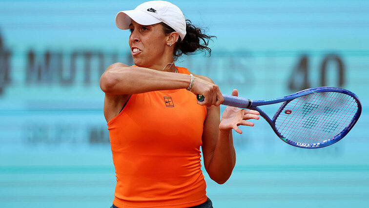 Madison Keys hat es gegen Anna Kalinskaya noch einmal spannend gemacht