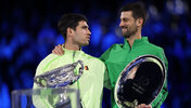 Carlos Alcaraz und Novak Djokovic hatten nach dem Endspiel keine negativen Gedanken.