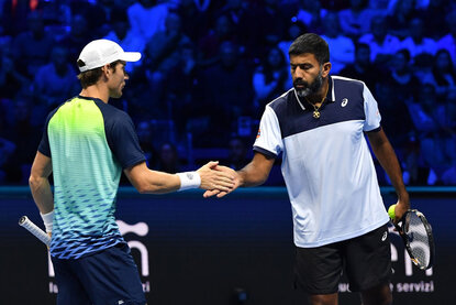 Matthew Ebden (l.) und Rohan Bopanna stehen im Halbfinale Matthew Ebden (l.) und Rohan Bopanna stehen im Halbfinale