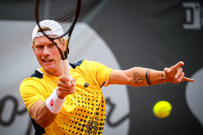 Neil Oberleitner beim ATP-Challenger-Turnier in Mauthausen