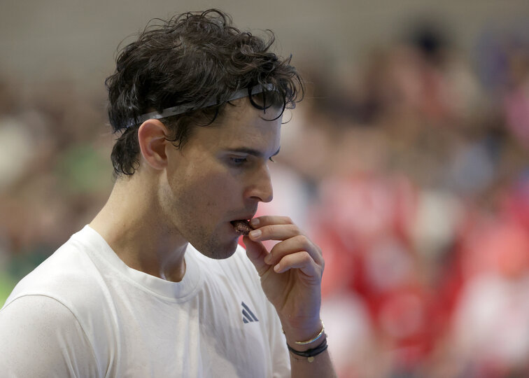 Dominic Thiem verlor in zwei Sätzen Dominic Thiem verlor in zwei Sätzen