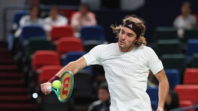 Stefanos Tsitsipas steht im Halbfinale von Almaty.