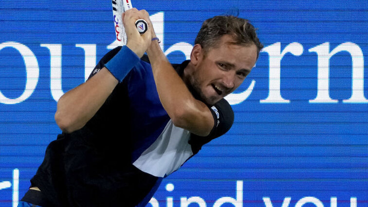 Daniil Medvedev hat sein Auftaktmatch in Cincinnati gewonnen Daniil Medvedev hat sein Auftaktmatch in Cincinnati gewonnen