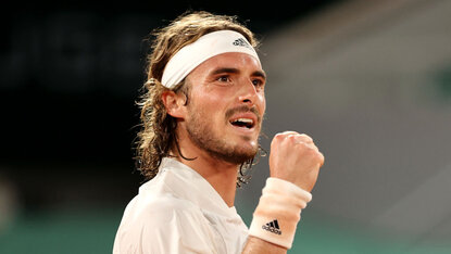 Stefanos Tsitsipas möchte in sein erstes Grand-Slam-Finale Stefanos Tsitsipas möchte in sein erstes Grand-Slam-Finale