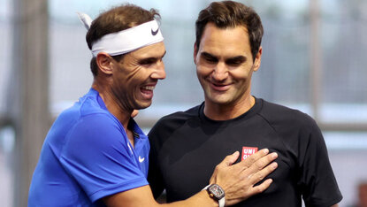 Beste Kumpel, große Rivalen: Rafael Nadal und Roger Federer Beste Kumpel, große Rivalen: Rafael Nadal und Roger Federer