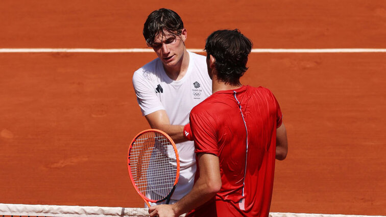 Bei Olympia 2024 musste Jack Draper Taylor Fritz zum (Match-)Sieg gratulieren