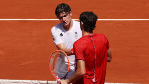 Bei Olympia 2024 musste Jack Draper Taylor Fritz zum (Match-)Sieg gratulieren