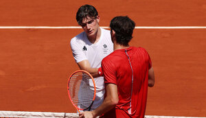 Bei Olympia 2024 musste Jack Draper Taylor Fritz zum (Match-)Sieg gratulieren