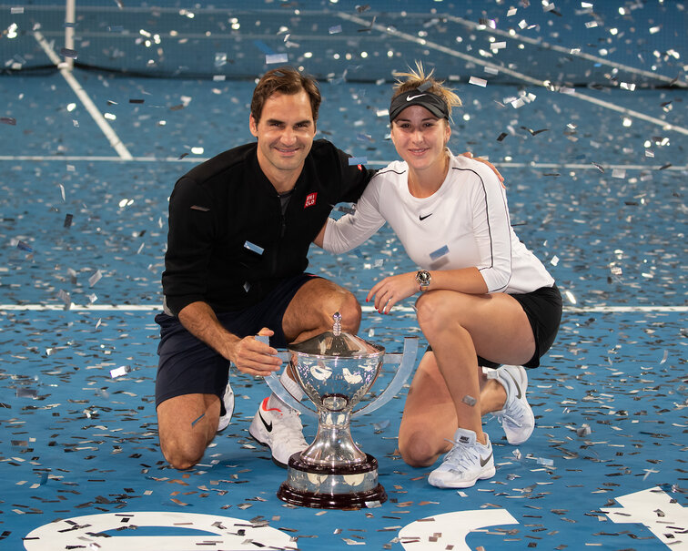 Roger Federer und Belinda Bencic - Die letzten Sieger beim Hopman Cup?