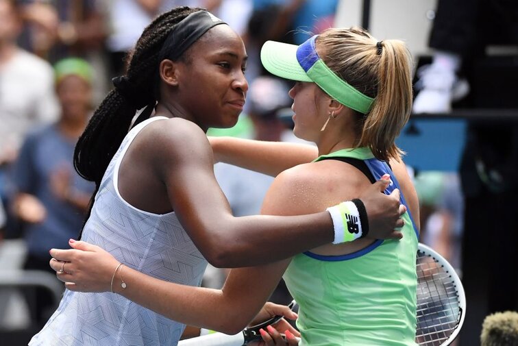 Coco Gauff und Sofia Kenin