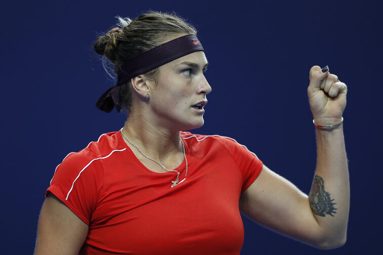Aryna Sabalenka Aryna Sabalenka struck in Shenzhen