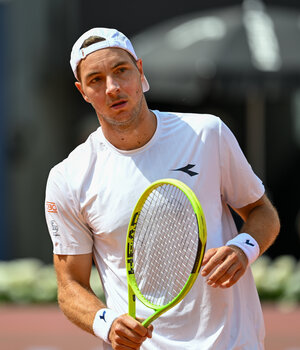 Jan-Lennard Struff musste am Dienstag hart arbeiten