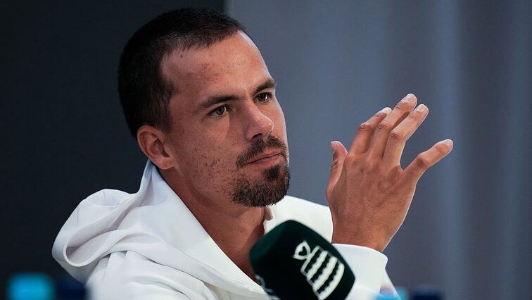 Daniel Altmaier beim Davis Cup in HalleWestfalen