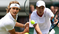 Alexander Zverev spielt in der zweiten Runde von Wimbledon 2023 gegen Yosuke Watanuki