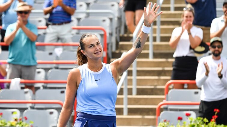 Aryna Sabalenka entschied das weißrussische Duell gegen Viktoria Azarenka klar für sich