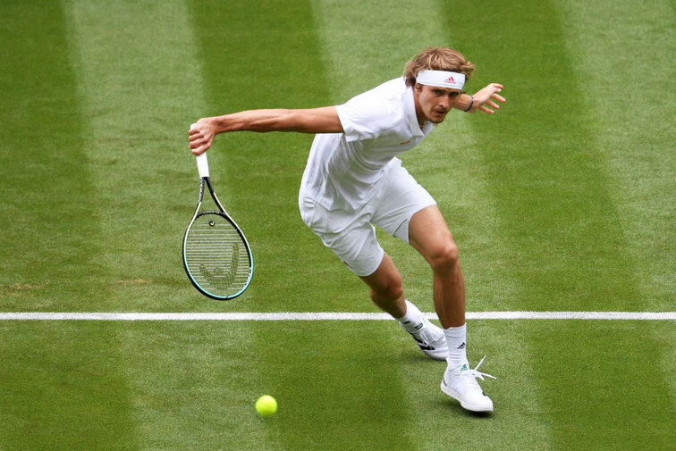 Alexander Zverev at Wimbledon