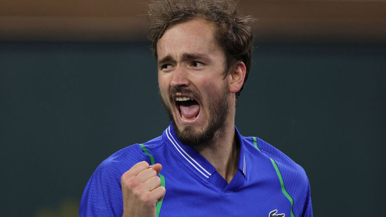 Daniil Medvedev durfte zuletzt ziemlich häufig jubeln Daniil Medvedev durfte zuletzt ziemlich häufig jubeln