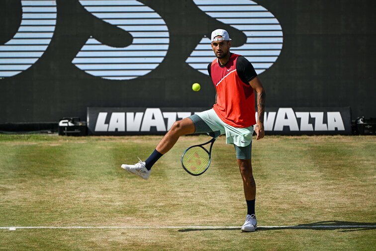 Nick Kyrgios stand in diesem Jahr in Stuttgart im Halbfinale Nick Kyrgios was in the semi-finals in Stuttgart this year