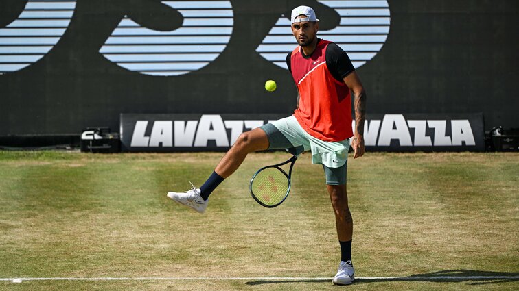 Nick Kyrgios stand in diesem Jahr in Stuttgart im Halbfinale Nick Kyrgios stand in diesem Jahr in Stuttgart im Halbfinale