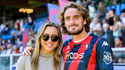 Paula Badosa und Stefanos Tsitsipas zusammen in Italien