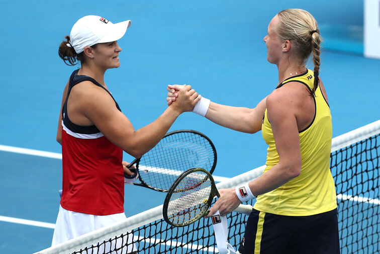 Ashleigh Barty und Kiki Bertens in Sydney