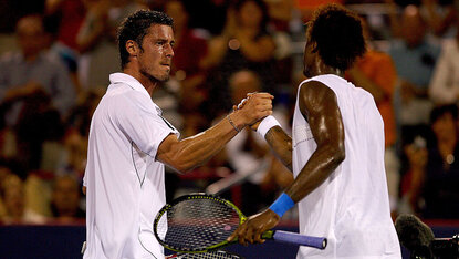 Als aktiver Spieler verlor Marat Safin alle vier Begegnungen gegen Gael Monfils. Getty Images