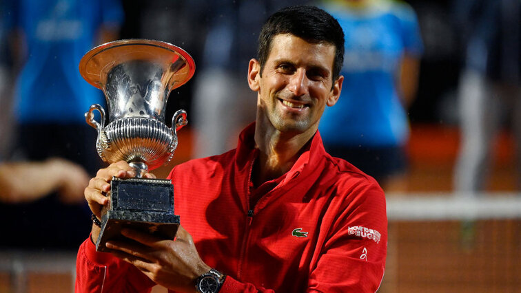 Novak Djokovic geht in Rom als Titelverteidiger an den Start