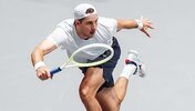 Jan-Lennard Struff im deutschen Trikot beim Davis Cup