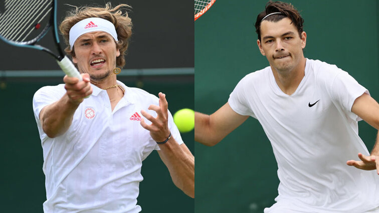 Alexander Zverev trifft auf Taylor Fritz Alexander Zverev trifft auf Taylor Fritz