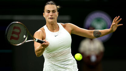 Aryna Sabalenka wurde zum Auftakt selten gefordert. Aryna Sabalenka wurde zum Auftakt selten gefordert.