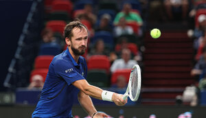 Daniil Medvedev steht im Viertelfinale von Almaty.