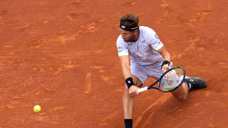 Casper Ruud hatte nur zum Start Schwierigkeiten mit Miomir Kecmanovic. Madrid: Dimitrov scheitert an Mensik