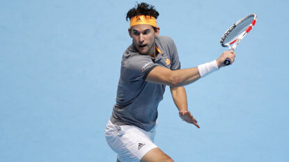 Dominic Thiem am Donnerstag in London