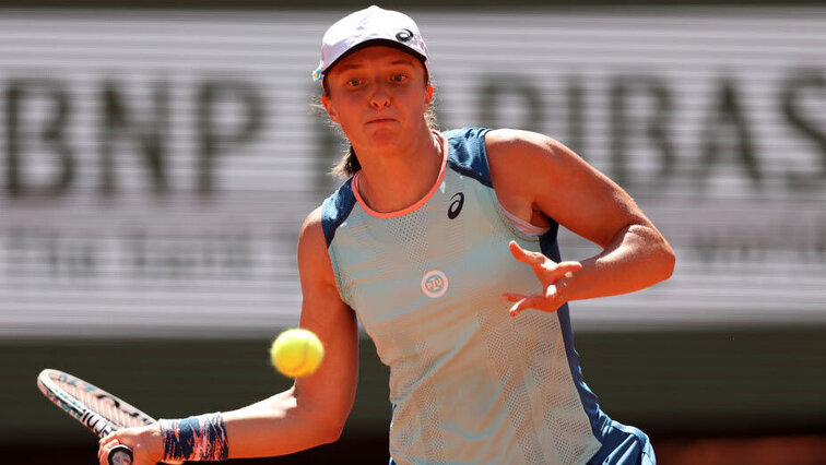 Iga Swiatek Iga Swiatek am Donnerstag in Roland Garros