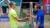 Alexander Zverev und Daniil Medvedev in HalleWestfalen 2025