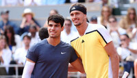 Carlos Alcaraz und Alexander Zverev in Roland-Garros 2024