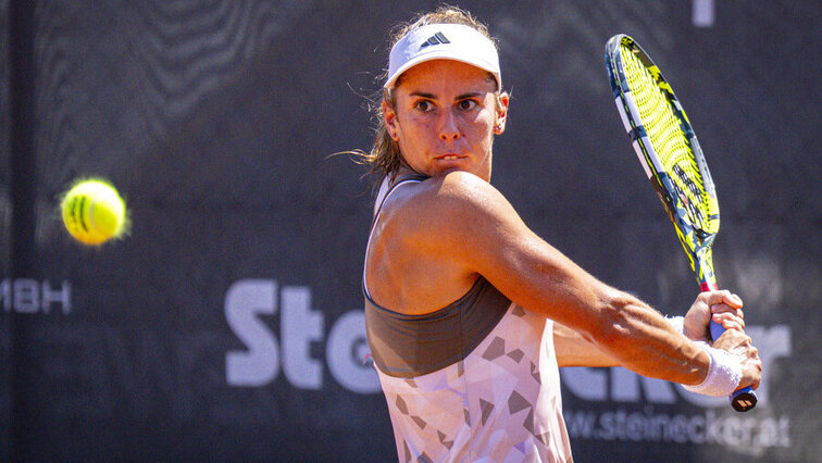 Im ersten Match nach den US Open startete Julia Grabher erfolgreich ins WTA-Turnier von Montreux. GEPA Pictures