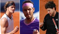 Alexander Zverev, Rafael Nadal und Dominic Thiem zählen in Madrid zu den Topfavoriten