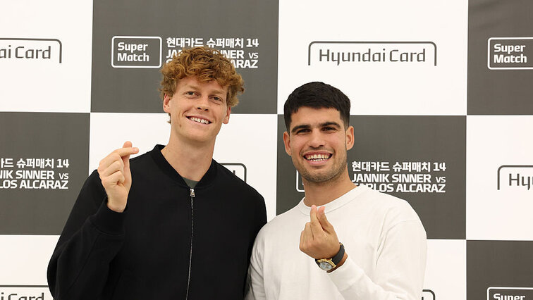 Jannik Sinner und Carlos Alcaraz haben beide Chance auf die Wahl zum "Weltsportler des Jahres". Jannik Sinner und Carlos Alcaraz haben beide Chance auf die Wahl zum "Weltsportler des Jahres".