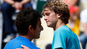 Lang ist's her: Cristian Garin und Alexander Zverev in Roland-Garros 2013