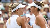 Angelique Kerber und Belinda Bencic 2018 in Wimbledon