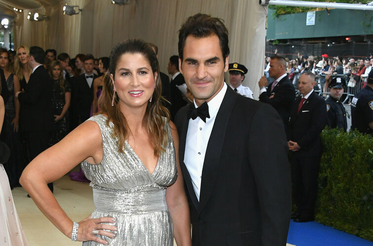 Mirka and Roger Federer