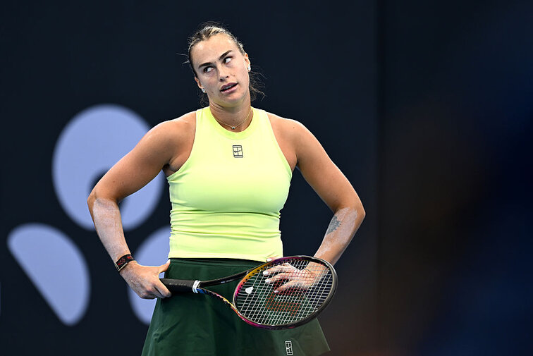 Aryna Sabalenka ist nicht rundum zufrieden