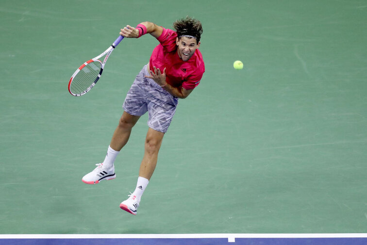 Dominic Thiem spielt im Viertelfinale gegen Alex de Minaur Dominic Thiem bei den US Open in New York