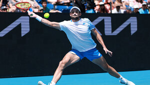 Australian Open: Valentin Vacherot begeistert mit "Bananen-Return"