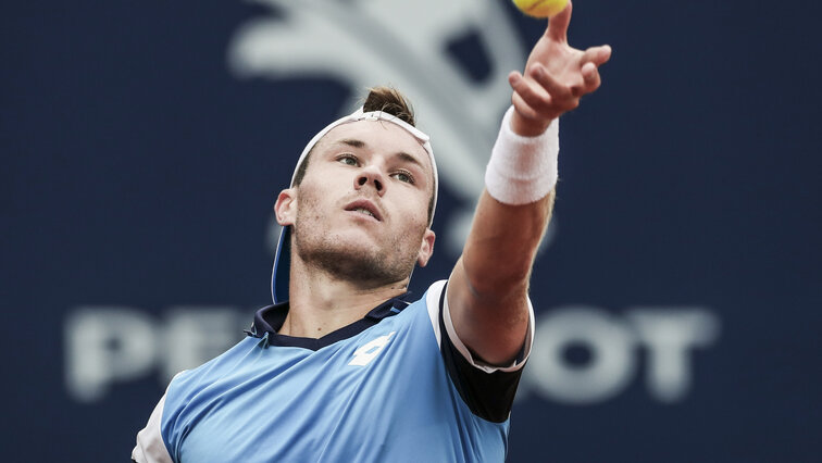 Immerhin ein Viertelfinale schaute für Lucas Miedler beim ATP-Challenger-Turnier in Warschau heraus