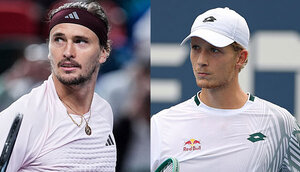 Alexander Zverev geht als klarer Favorit in die Partie gegen Martin Landaluce