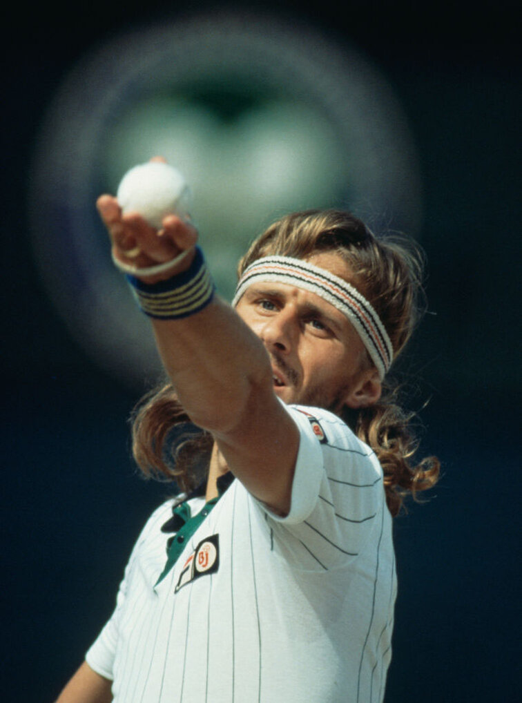 Björn Borg im ikonischen FILA-Outfit in Wimbledon 1980