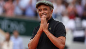 Yannick Noah kann sein Glück kaum fassen ...