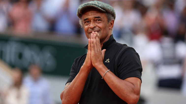 Yannick Noah kann sein Glück kaum fassen ... Yannick Noah kann sein Glück kaum fassen ...